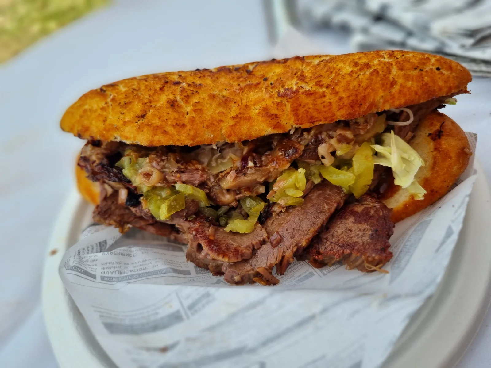 Spezial-Rindfleisch-Burger aus Boerny’s Foodtruck